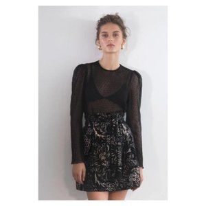 NWT Sabina Musayev Vivian Skirt, L